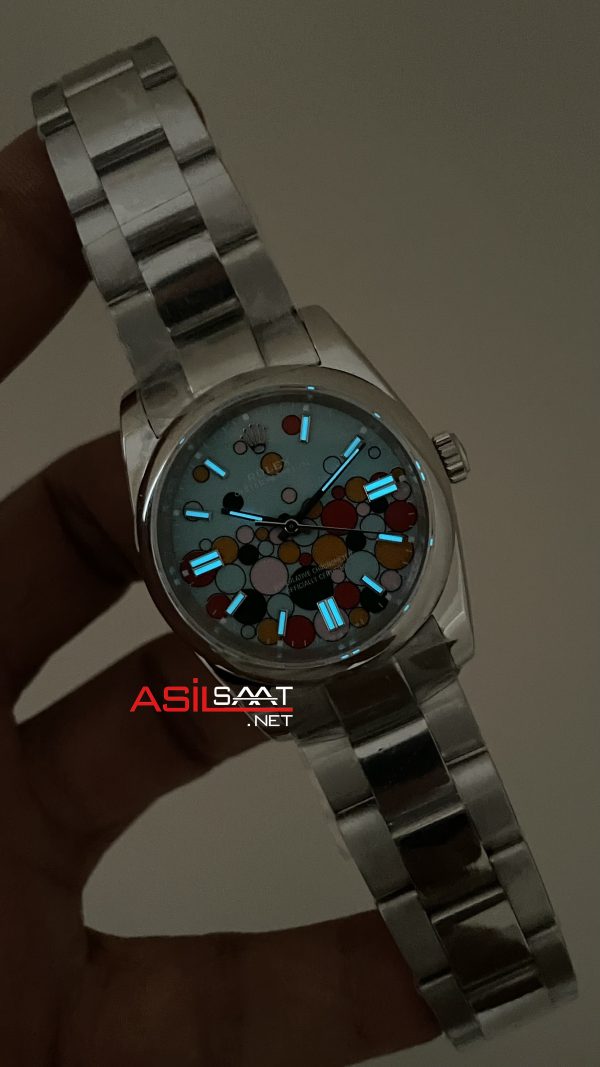 Rolex Oyster Perpetual Celebration 124300 Turkuaz 36mm Replika Saat Rolex Oyster Perpetual Celebration 124300 Turkuaz 36mm Replika Saat
