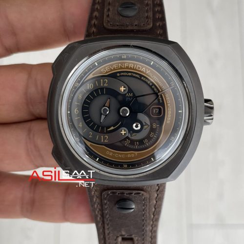 Sevenfriday Choo-Choo Q Serisi Kahverengi