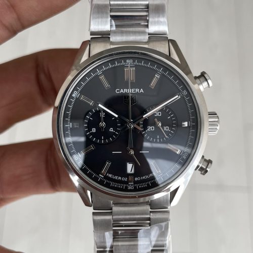 TAG Heuer Carrera Calibre Heuer 02 Siyah Kadran Replika Saat