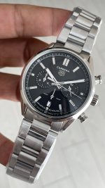 TAG Heuer Carrera Calibre Heuer 02 Siyah Kadran Replika Saat