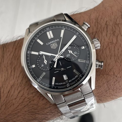 TAG Heuer Carrera Calibre Heuer 02 Siyah Kadran Replika Saat