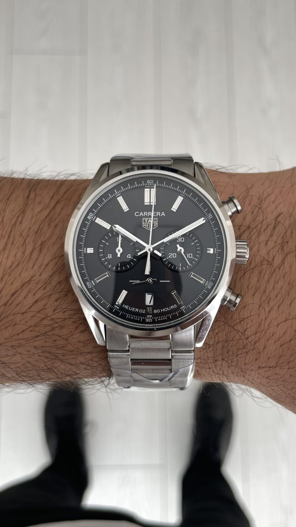 TAG Heuer Carrera Calibre Heuer 02 Siyah Kadran Replika Saat