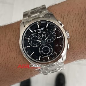 Tissot Couturier Chronograph T035 Siyah Kadran