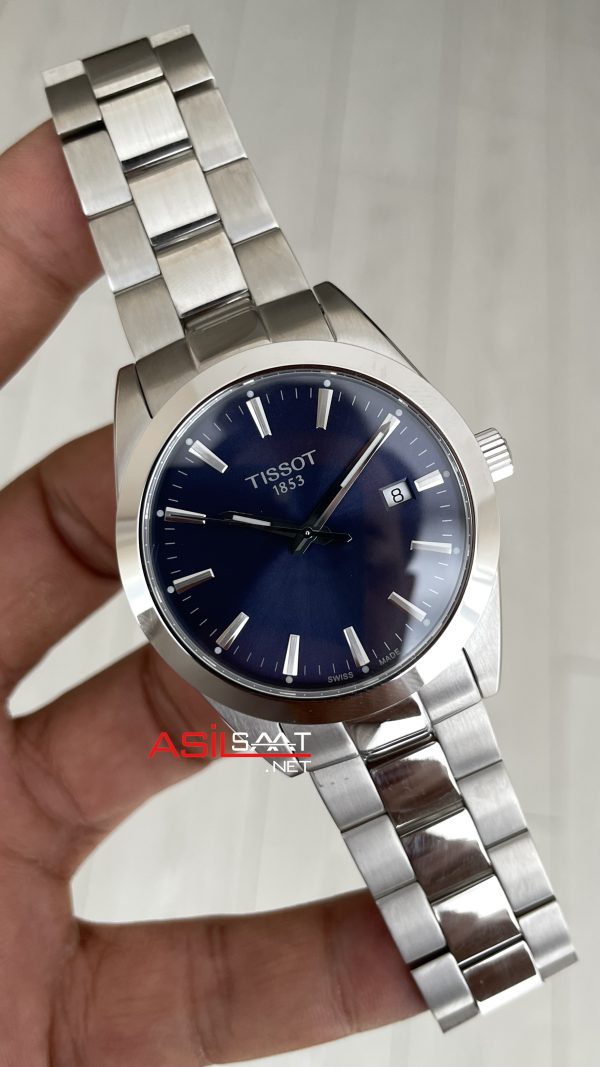 Tissot Gentleman T127 Mavi Swiss ETA Saat Tissot Gentleman T127 Mavi Swiss ETA Saat