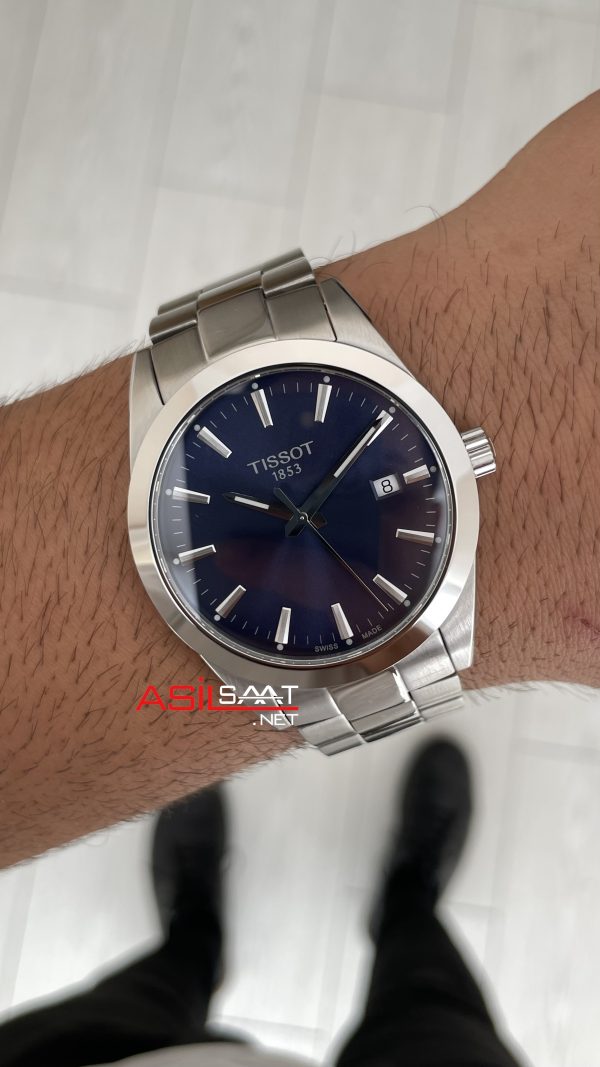 Tissot Gentleman T127 Mavi Swiss ETA Saat Tissot Gentleman T127 Mavi Swiss ETA Saat