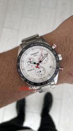 Tissot Prs 516 Cronograph T100 Beyaz Kadran 42mm Swiss ETA Saat