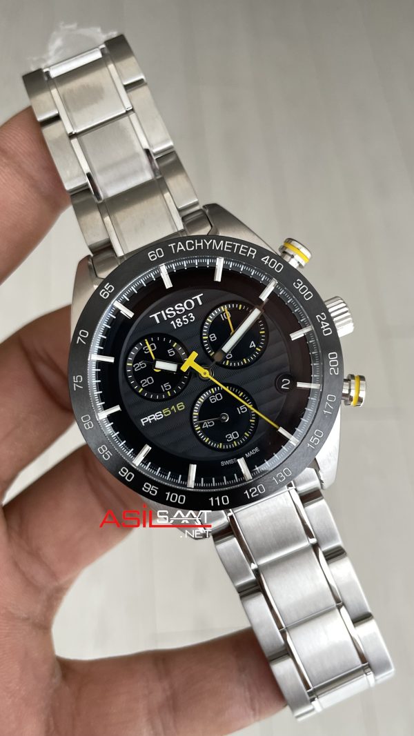 Tissot Prs 516 Cronograph T100 Siyah Kadran 42mm Swiss ETA Saat