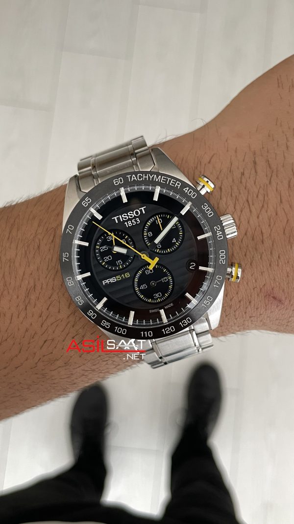 Tissot Prs 516 Cronograph T100 Siyah Kadran 42mm Swiss ETA Saat