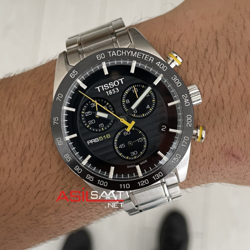 Tissot Prs 516 Cronograph T100 Siyah Kadran 42mm Swiss ETA Saat
