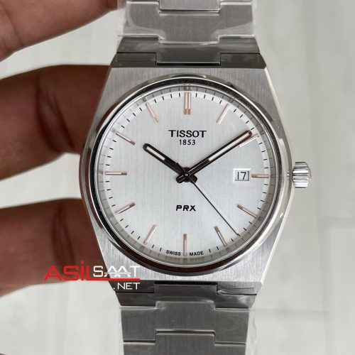 Tissot PRX T137 Beyaz 40mm Erkek Kol Saati