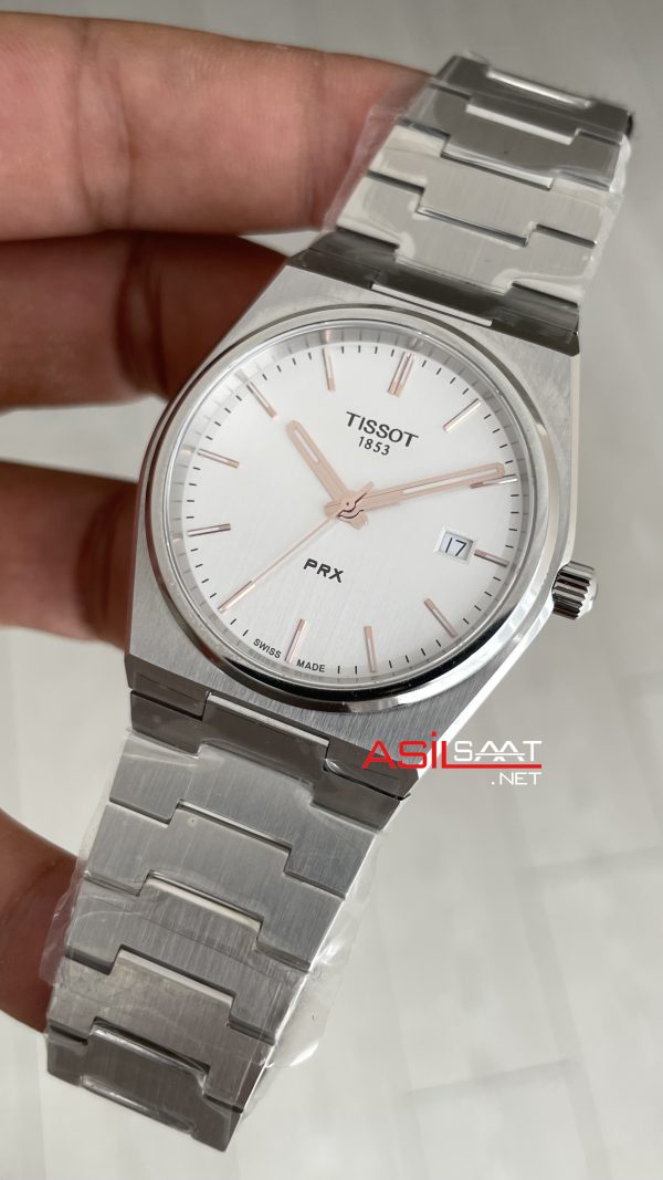 Tissot PRX T137 Beyaz 40mm Erkek Kol Saati Tissot PRX T137 Beyaz 40mm Erkek Kol Saati