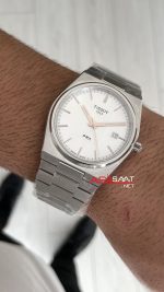 Tissot PRX T137 Beyaz 40mm Erkek Kol Saati