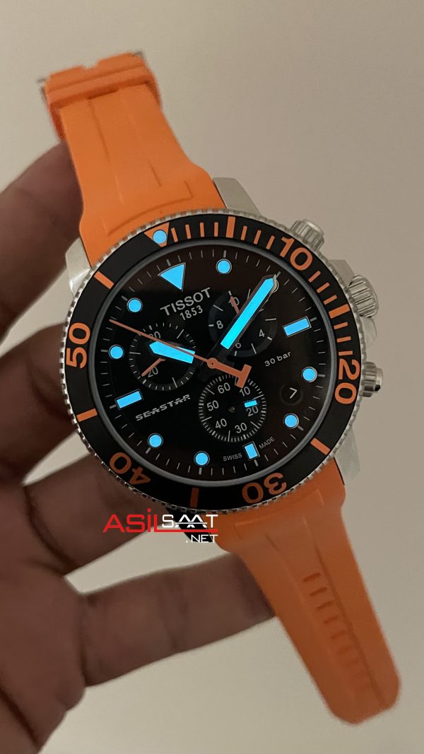 Tissot Seastar 1000 Chronograph 45mm Turuncu Tissot Seastar 1000 Chronograph 45mm Turuncu
