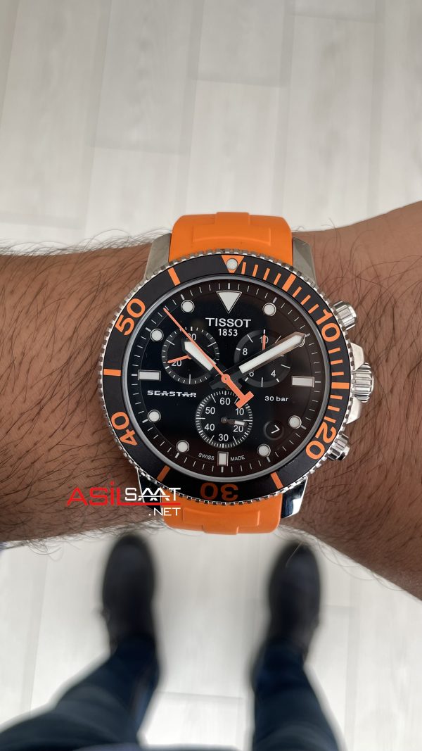 Tissot Seastar 1000 Chronograph 45mm Turuncu Tissot Seastar 1000 Chronograph 45mm Turuncu