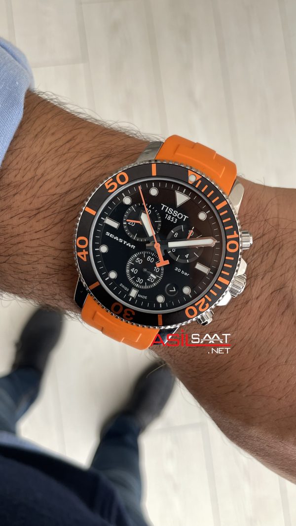 Tissot Seastar 1000 Chronograph 45mm Turuncu Tissot Seastar 1000 Chronograph 45mm Turuncu