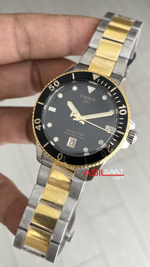 Tissot Seastar 1000 Siyah Kadran T120 Two Tone Gold 40mm Swiss ETA Saat