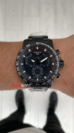Tissot Supersport Chrono T125 Black & PVD 45mm Siyah Kadran Swiss ETA Saat