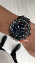 Tissot Supersport Chrono T125 Black & PVD 45mm Siyah Kadran Swiss ETA Saat
