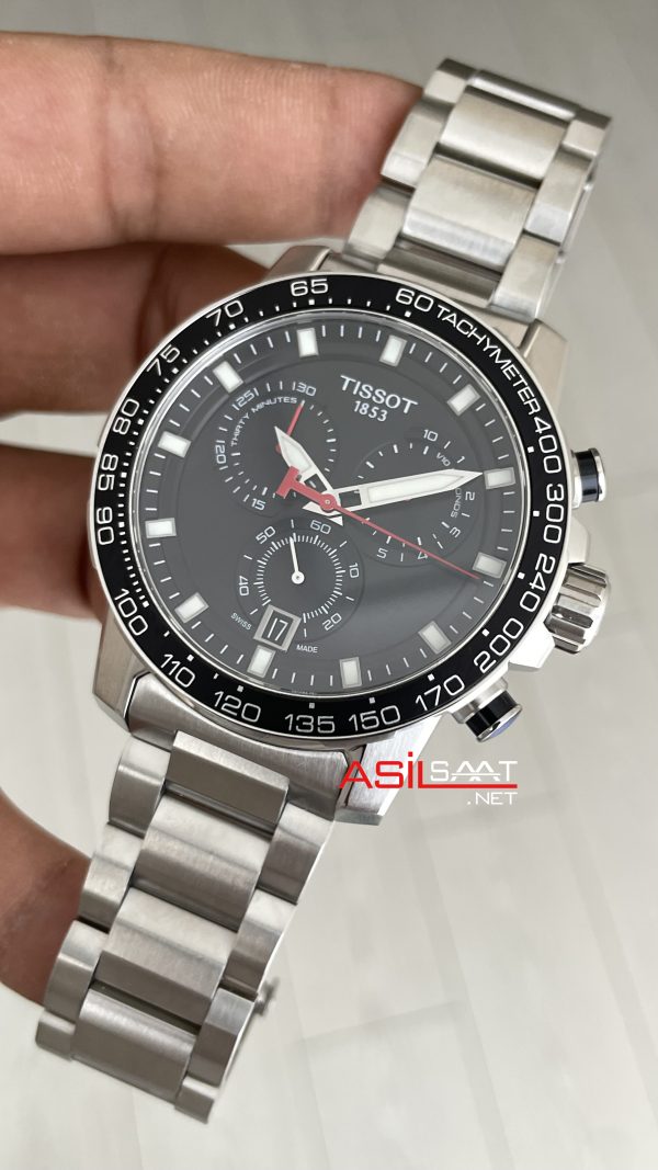 Tissot Supersport Chrono T125 Siyah Kadran