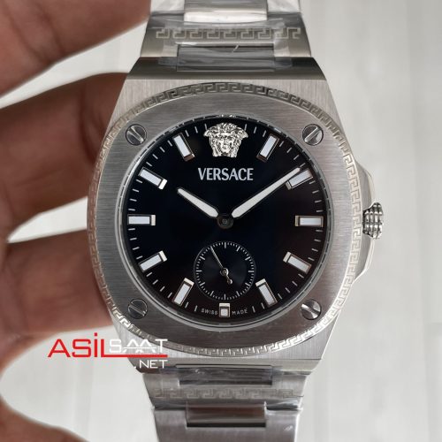 Versace Tolomeo Siyah 40mm Replika Saat