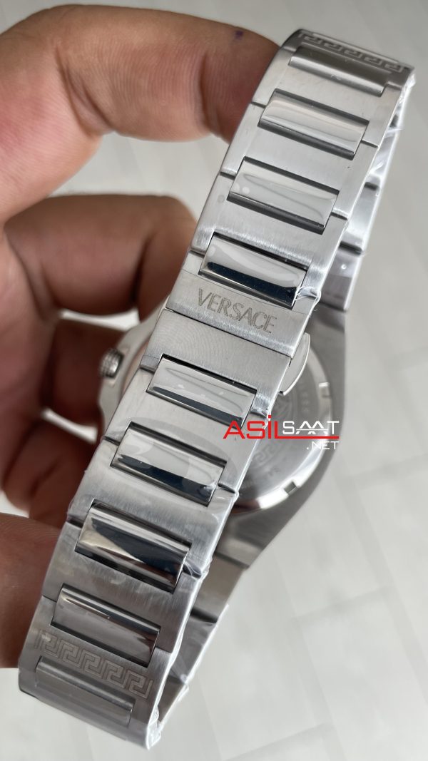Versace Tolomeo Siyah 40mm Replika Saat Versace Tolomeo Siyah 40mm Replika Saat
