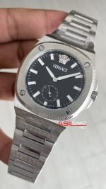 Versace Tolomeo Siyah 40mm Replika Saat