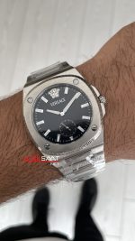 Versace Tolomeo Siyah 40mm Replika Saat