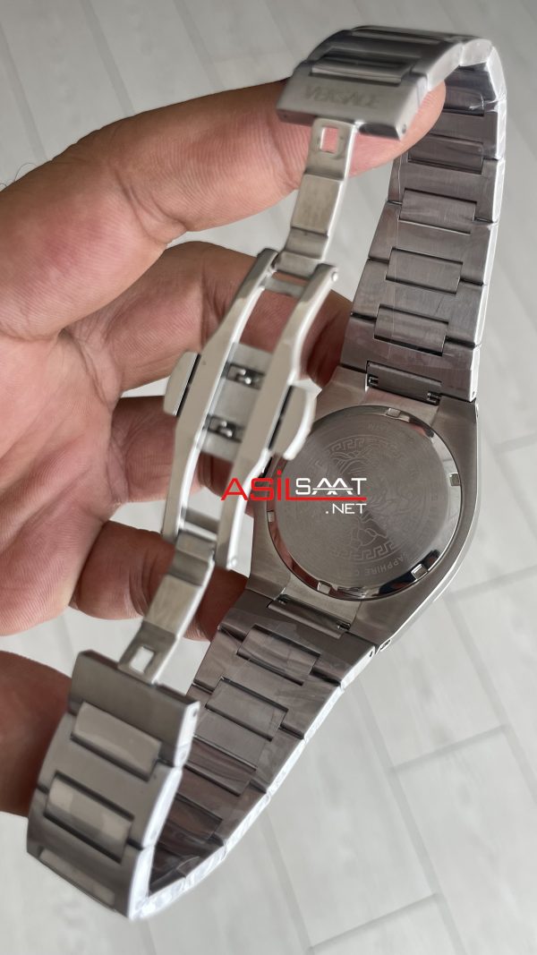 Versace Tolomeo Siyah 40mm Replika Saat Versace Tolomeo Siyah 40mm Replika Saat