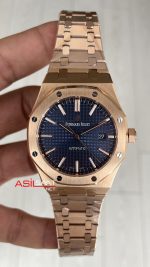 Audemars Piguet Royal Oak 15400R Mavi Kadran 41mm Rosegold Swiss ETA Saat ZF Factory