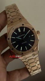 Audemars Piguet Royal Oak 15400R Mavi Kadran 41mm Rosegold Swiss ETA Saat ZF Factory