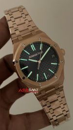 Audemars Piguet Royal Oak 15510 Mavi Kadran Rose Gold 50th Anniversary 41mm ZF Factory Swiss ETA Saat