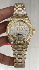 Audemars Piguet Royal Oak Diamond 41mm Gold Replika Saat