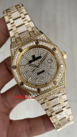 Audemars Piguet Royal Oak Diamond 41mm Gold Replika Saat