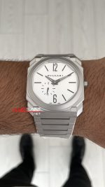 Bulgari Octo Finissimo Extra Thin Titanium White 102713 BV Factory Super Clone Swiss ETA Saat