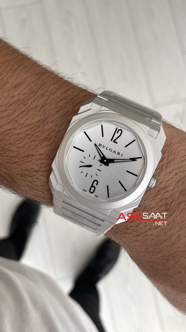 Bulgari Octo Finissimo Extra Thin Titanium White 102713 BV Factory Super Clone Swiss ETA Saat