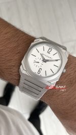 Bulgari Octo Finissimo Extra Thin Titanium White 102713 BV Factory Super Clone Swiss ETA Saat