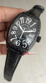 Franck Muller Casablanca Black Croco 40mm Replika Saat