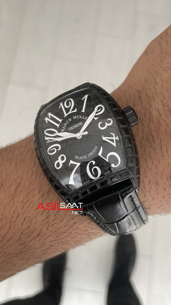 Franck Muller Casablanca Black Croco 40mm Replika Saat Franck Muller Casablanca Black Croco 40mm Replika Saat
