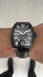 Franck Muller Casablanca Black Croco 40mm Replika Saat
