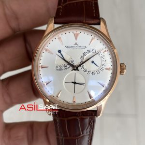 Jaeger-LeCoultre Master Ultra Thin Réserve de Marche Rosegold 40mm Beyaz Kadran Replika Saat