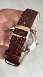 Jaeger-LeCoultre Master Ultra Thin Réserve de Marche Rosegold 40mm Beyaz Kadran Replika Saat
