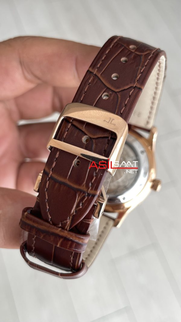 Jaeger-LeCoultre Master Ultra Thin Réserve de Marche Rosegold 40mm Beyaz Kadran Replika Saat Jaeger-LeCoultre Master Ultra Thin Réserve de Marche Rosegold 40mm Beyaz Kadran Replika Saat