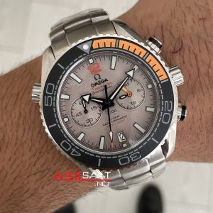 Omega Planet Ocean Seamaster 600M Chronograph Füme Kadran 45mm Replika Saat
