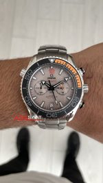 Omega Planet Ocean Seamaster 600M Chronograph Füme Kadran 45mm Replika Saat
