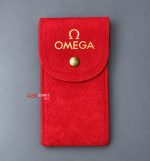 Omega Saat Kılıfı Süet Kırmızı