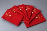 Omega Saat Kılıfı Süet Kırmızı