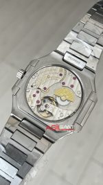 Patek Philippe Cubitus 5822P Date Day Moon Phase 45mm Silver Siyah Kadran