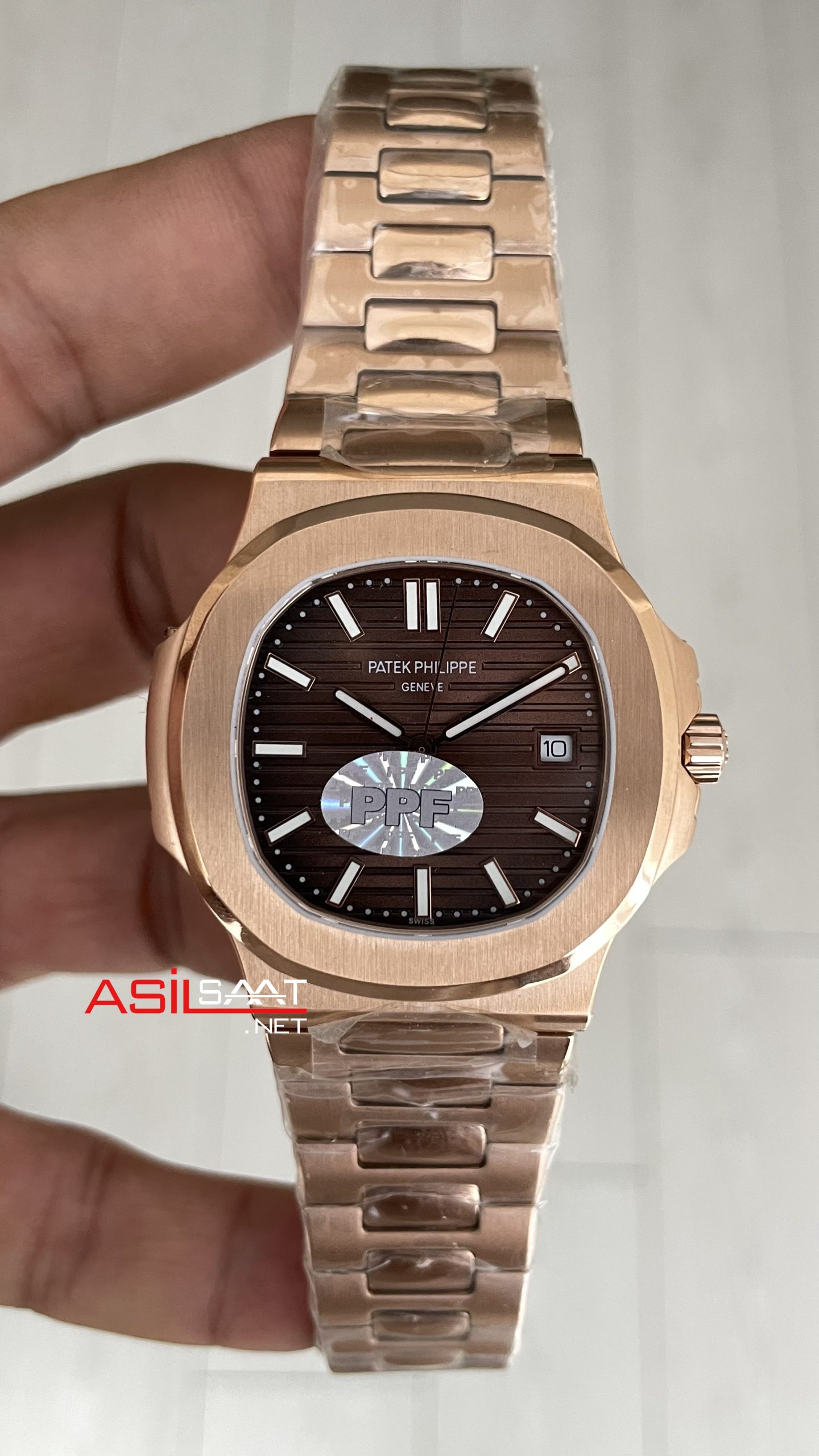 Patek Philippe Nautilus 5711 Chocolate Rosegold 40mm Kahverengi Kadrarn PP Factory Patek Philippe Nautilus 5711 Chocolate Rosegold 40mm Kahverengi Kadrarn PP Factory