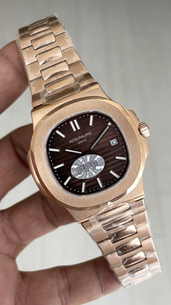 Patek Philippe Nautilus 5711 Chocolate Rosegold 40mm Kahverengi Kadrarn PP Factory Patek Philippe Nautilus 5711 Chocolate Rosegold 40mm Kahverengi Kadrarn PP Factory