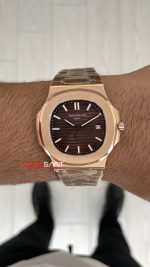 Patek Philippe Nautilus 5711 Chocolate Rosegold 40mm Kahverengi Kadrarn PP Factory